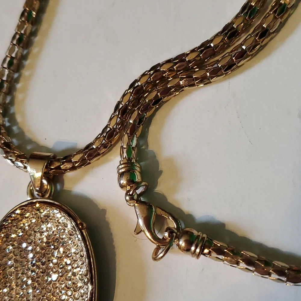 Fashion gold tone rope chain with 2